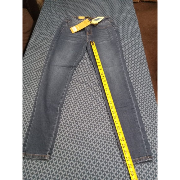 JEANS STRETCH DENIM BLUE, H2 XA 198 SIZE 9, WAIST 31 SKINNY, Butt LIFTING - Picture 3 of 9